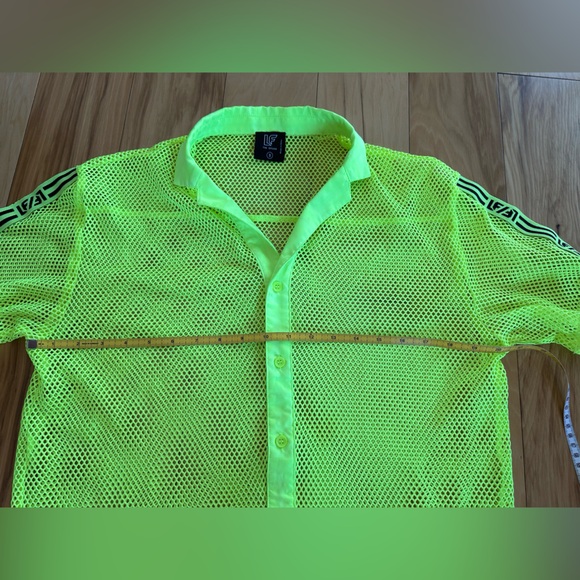 LF The Brand,  Digital Neon Mesh Top size S - Picture 9 of 9